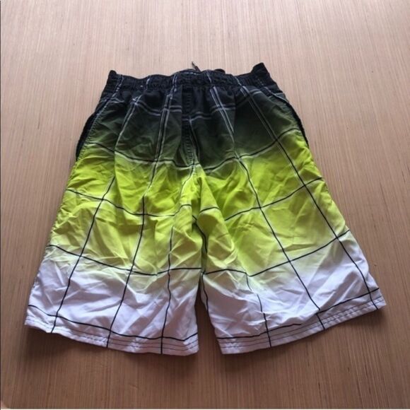 Men’s OP Neon Yellow Swimsuit Board Shorts - Picture 6 of 7